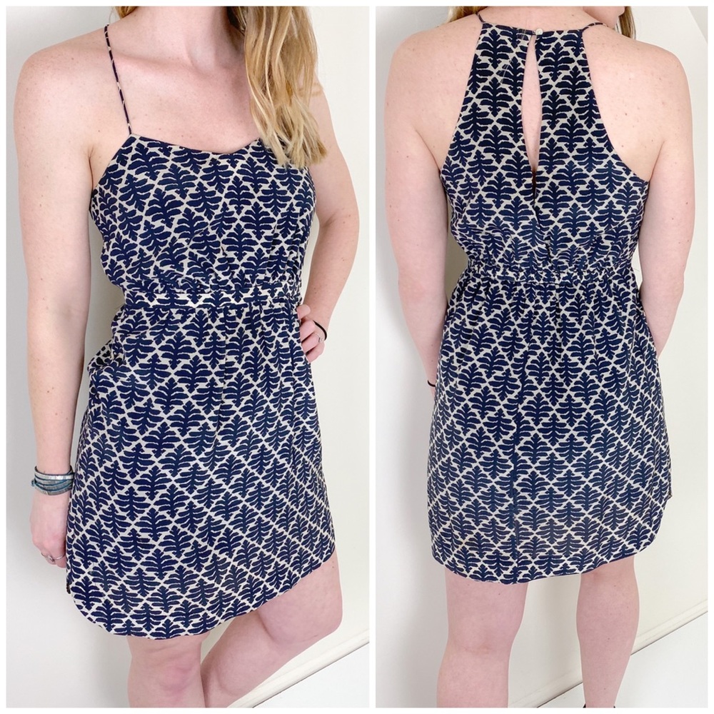 Madewell | Silk Daylight Dress In Ikat Bloom
